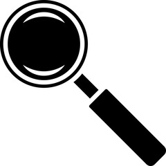 Isolated icon of magnify glass icon.