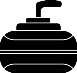 Vector illustration of curling icon or symbol.