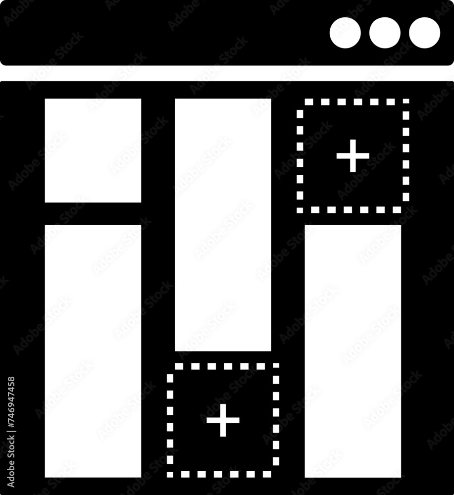 Poster added web page icon in b&w color.