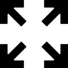 B&W illustration of expand icon.