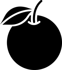 Flat style orange icon or symbol.