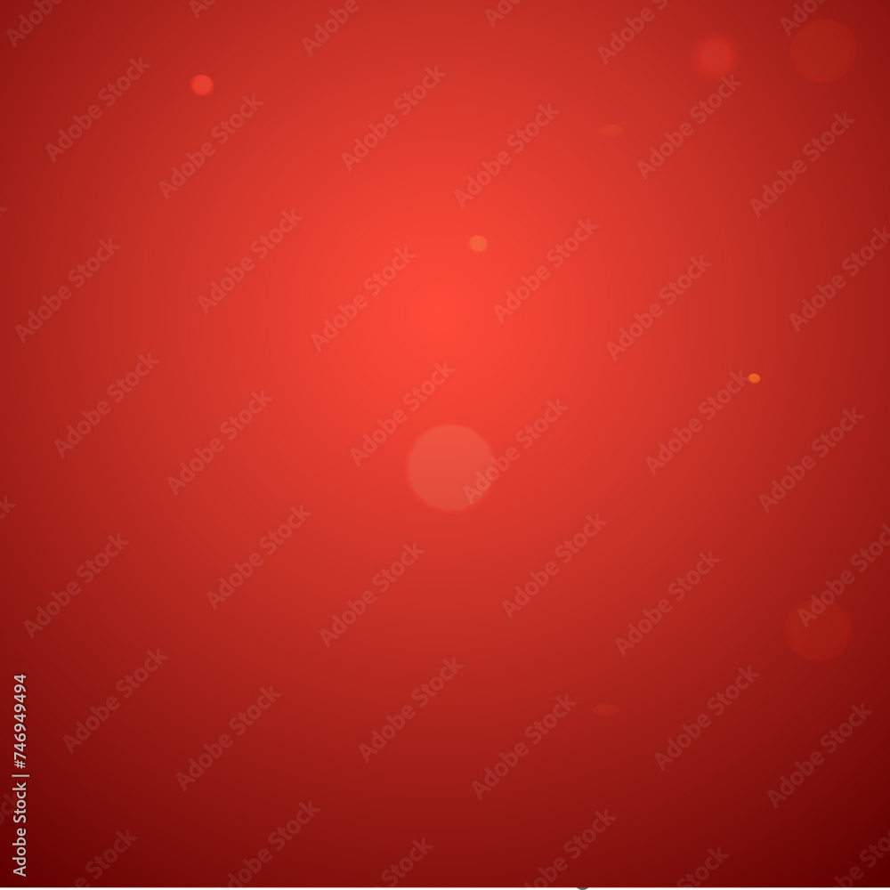 Poster shiny red bokeh effect background.