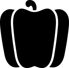 Capsicum icon in glyph style.