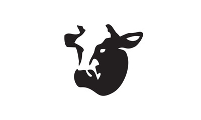 silhouette of a cow vector 