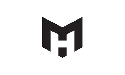 MH logo custom icon logo vector 