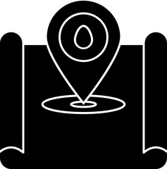 B&W placeholder icon in flat style.