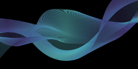 	
Modern glowing wavy blue lines with technology connection concept. Abstract technology lines mesh background. Abstract digital motion lines. Vector wave curve gradient pattern blend.