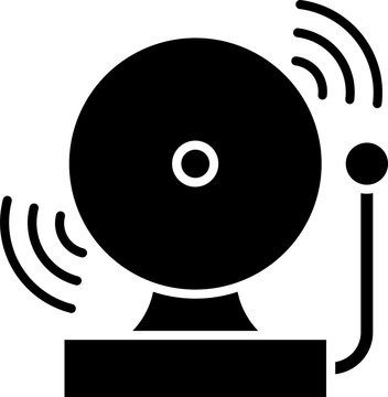 Vinyl player glyph icon or symbol.