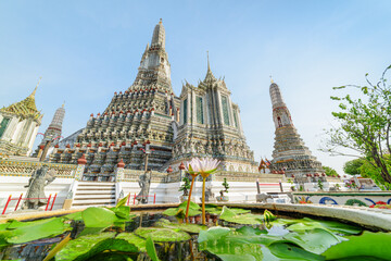 Awesome view of Wat Arun in Bangkok, Thailand