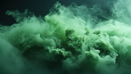 Abstract soft green colors smoke on texture background. cloud, a soft Smoke cloudy texture background.