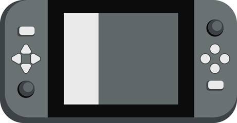 Vector illustration of handheld game icon. © Abdul Qaiyoom