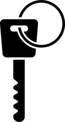 Vector illustration of key chain icon.