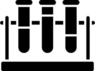 Vector illustration of test tubes icon.