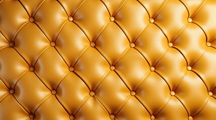 Brown Yellow Diamond Tufted Fabric Texture Background
