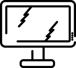 Illustration of desktop icon.