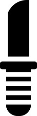 Isolated katana icon or symbol.
