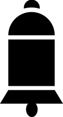 Bell icon in flat style.