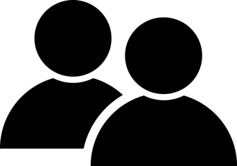 Vector illustration of friends group.