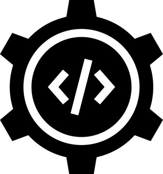 Glyph code setting icon or symbol.