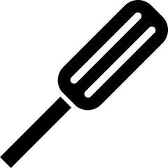B&W illustration of stick ice cream icon.