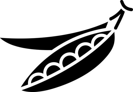 Illustration of pea icon.