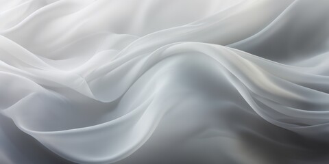 Fototapeta premium Abstract white and Charcoal silk fabric weave of cotton or linen satin fabric lies texture background.