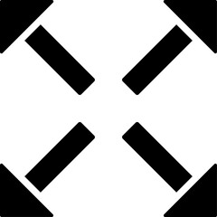 Illustration of full screen glyph icon.