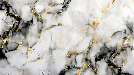 texture of black marble with gold veins