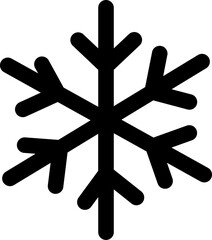 Vector illustration of snowflake icon.