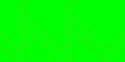 Abstract green Geometric squares with modern technology design. Geometric squares in bright light with soft shadows as pattern. Futuristic architecture concept with digital geometric connection lines.