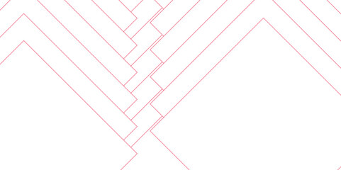 Abstract Pink Geometric squares with modern technology design. Geometric squares in bright light with soft shadows as pattern. Futuristic architecture concept with digital geometric connection lines.