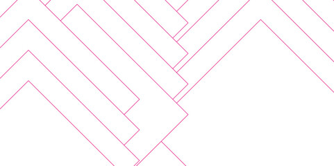 Abstract Pink Geometric squares with modern technology design. Geometric squares in bright light with soft shadows as pattern. Futuristic architecture concept with digital geometric connection lines.