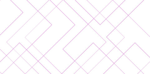 Abstract Pink Geometric squares with modern technology design. Geometric squares in bright light with soft shadows as pattern. Futuristic architecture concept with digital geometric connection lines.