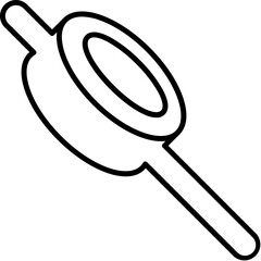 Tumbi or Toombi icon in black line art.