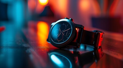 stylish smartwatch or fitness tracker