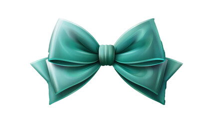 Gentleman Bow . Vector illustration style is flat iconic symbol, green color, transparent background. 