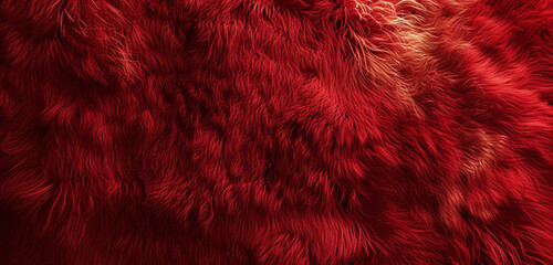 Naklejka premium light red fur texture