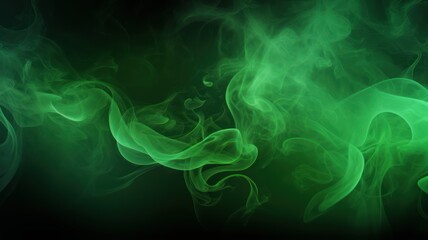 Abstract green smoke background. cloud, a soft Smoke cloudy wave texture background.