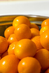 美味しい金柑の甘露煮の作り方　水洗い　ふきこぼし　甘露煮込み