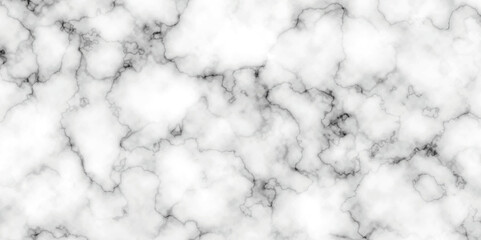 White marble texture Panoramic white background. marble stone texture for design. Natural stone Marble white background wall surface black pattern. White and black marble texture background.