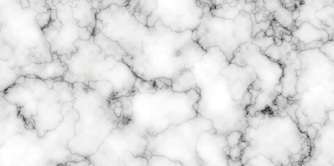 White marble texture Panoramic white background. marble stone texture for design. Natural stone Marble white background wall surface black pattern. White and black marble texture background.