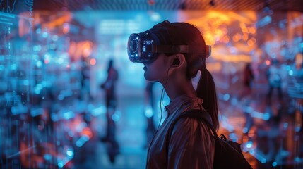 AR overlays for educational museums.