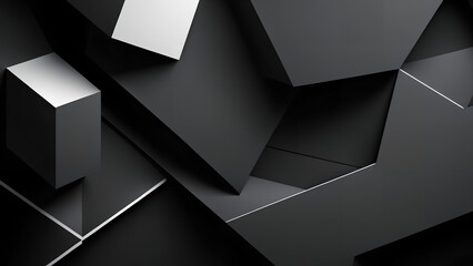 Abstract dark background Geometric shapes