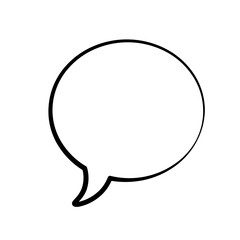 ballon text line icon