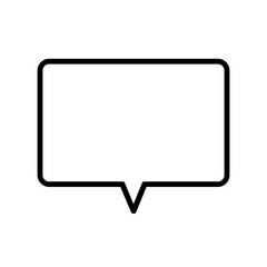 ballon text line icon