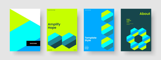 Fototapeta premium Creative Business Presentation Template. Modern Background Design. Geometric Banner Layout. Brochure. Poster. Book Cover. Report. Flyer. Advertising. Catalog. Leaflet. Journal. Magazine. Portfolio
