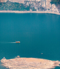 boat on the wujiang river