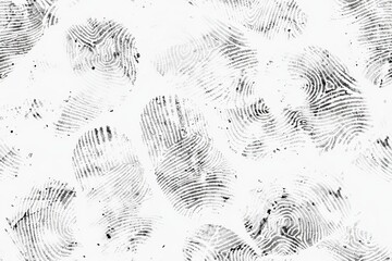 Fingerprints isolated on white background.