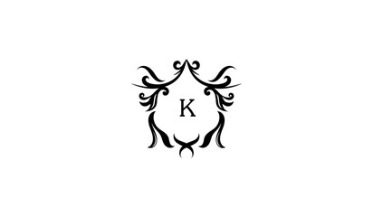 Luxury Bull Head Icon Alphabetical Logo