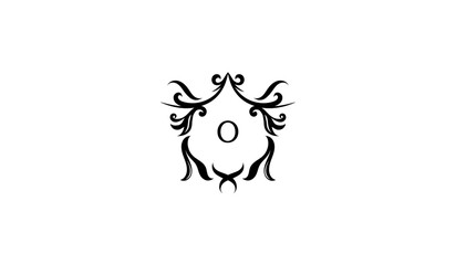 Luxury Bull Head Icon Alphabetical Logo
